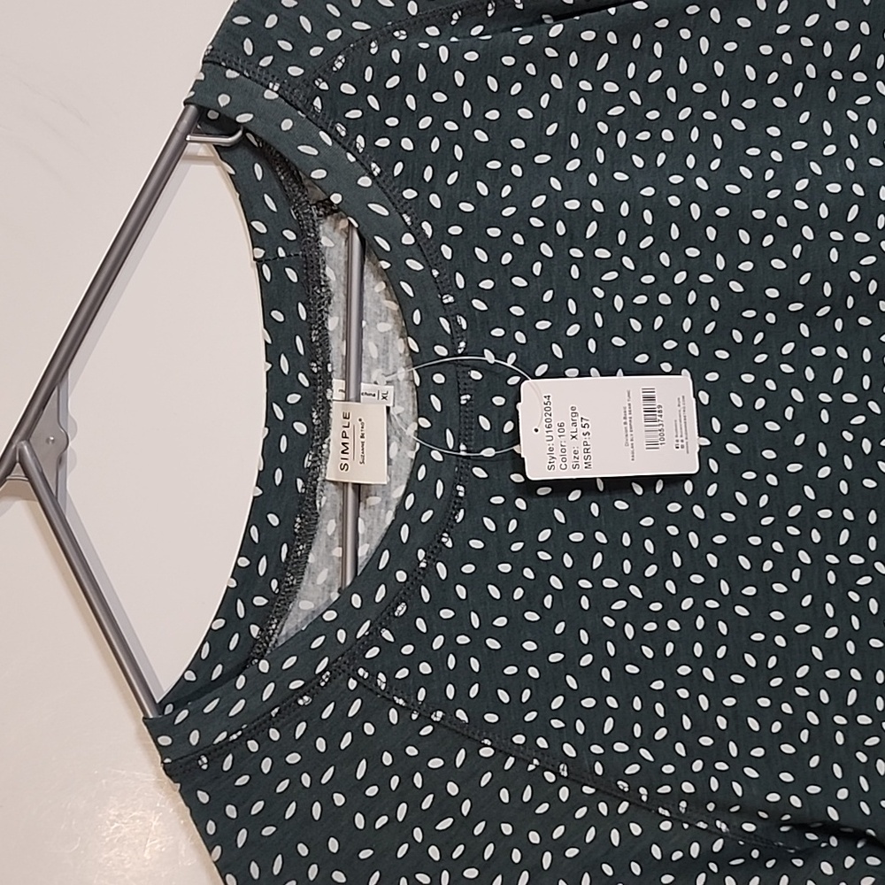 Simple Suzanne Betro Swing Long Sleeve Top NWT Size Xlarge - Picture 2 of 7